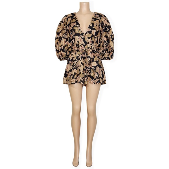 AMALIE THE LABEL x SHOWPO Emerita Playsuit, Kora Print, 10 (US) - Picture 5 of 8